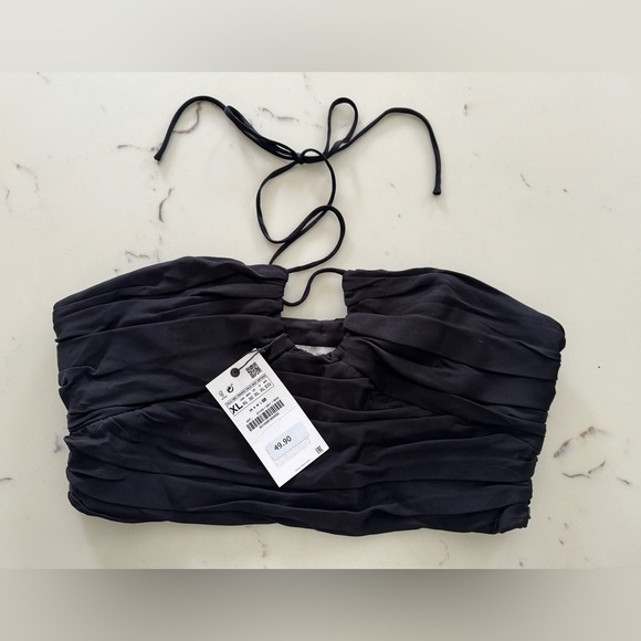 Zara Draped Halter - Picture 2 of 8
